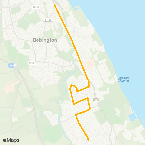 Stagecoach School Routes  map