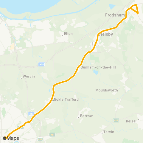 Stagecoach Merseyside and South Lancashire  map
