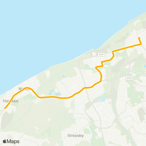 Stagecoach School Routes  map