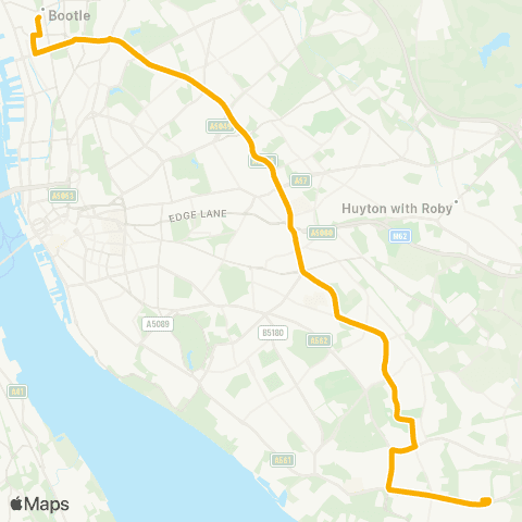 Stagecoach School Routes  map
