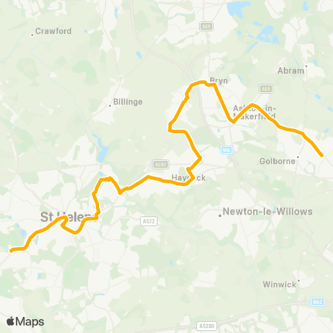 Stagecoach School Routes  map