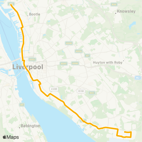 Stagecoach School Routes  map