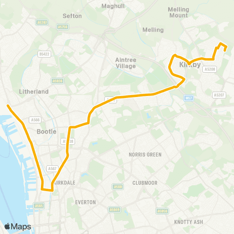 Stagecoach School Routes  map