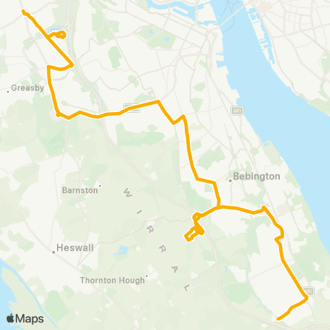 Stagecoach Merseyside and South Lancashire  map