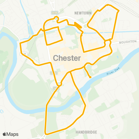 Stagecoach Merseyside and South Lancashire The Groves Tour Stop - The Groves Tour Stop map