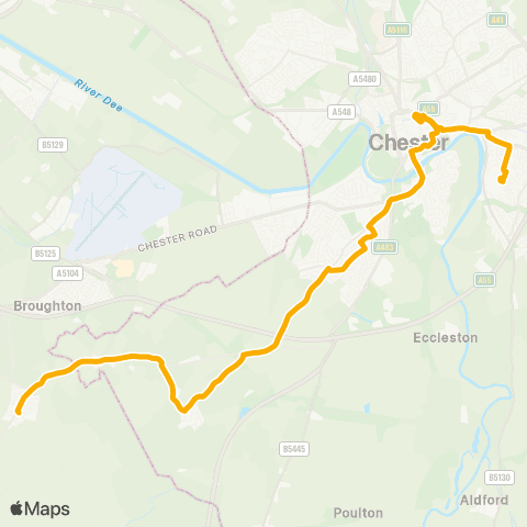 Stagecoach Merseyside and South Lancashire  map