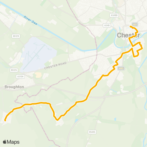 Stagecoach Merseyside and South Lancashire  map