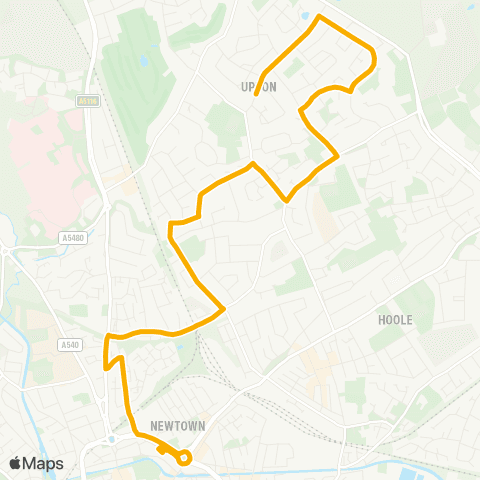 Stagecoach Merseyside and South Lancashire  map