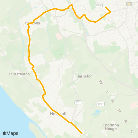Stagecoach School Routes  map