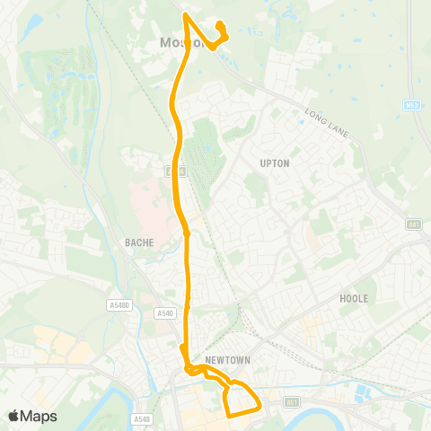 Stagecoach Merseyside and South Lancashire  map