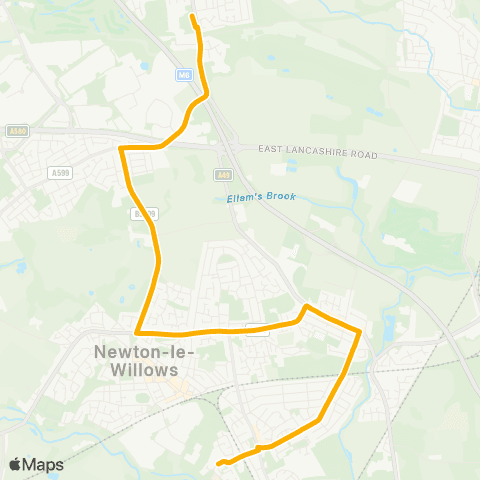 Stagecoach School Routes  map