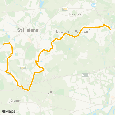 Stagecoach School Routes  map