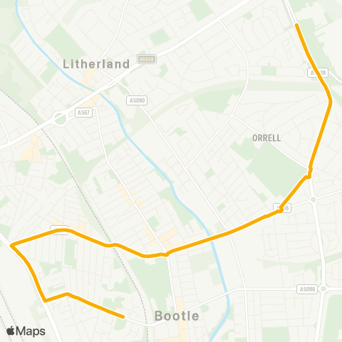 Stagecoach School Routes  map