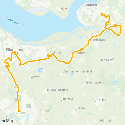 Stagecoach Merseyside and South Lancashire  map