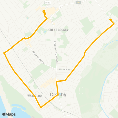 Stagecoach School Routes  map