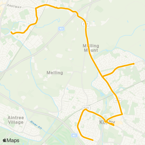 Stagecoach School Routes  map