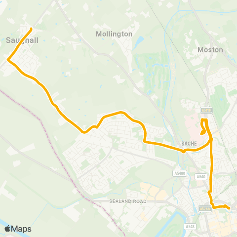 Stagecoach Merseyside and South Lancashire  map