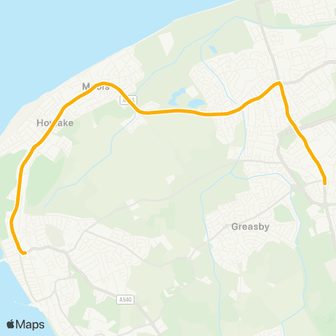 Stagecoach School Routes  map