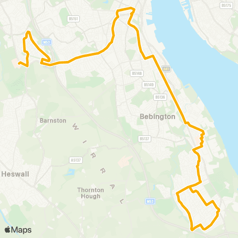 Stagecoach Merseyside and South Lancashire  map