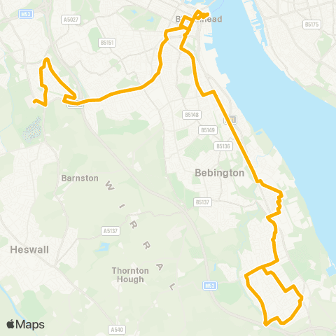Stagecoach Merseyside and South Lancashire  map