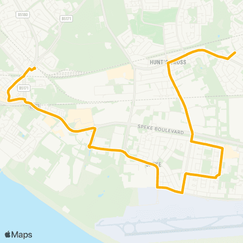 Stagecoach School Routes  map