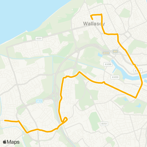 Stagecoach School Routes  map