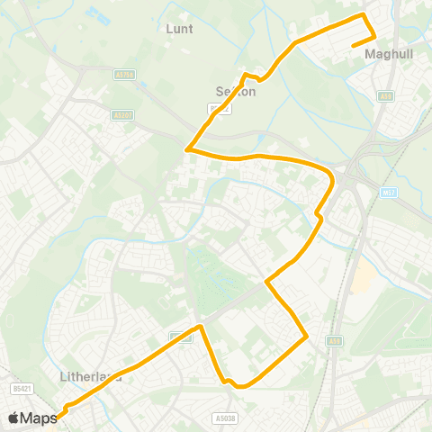 Stagecoach School Routes  map