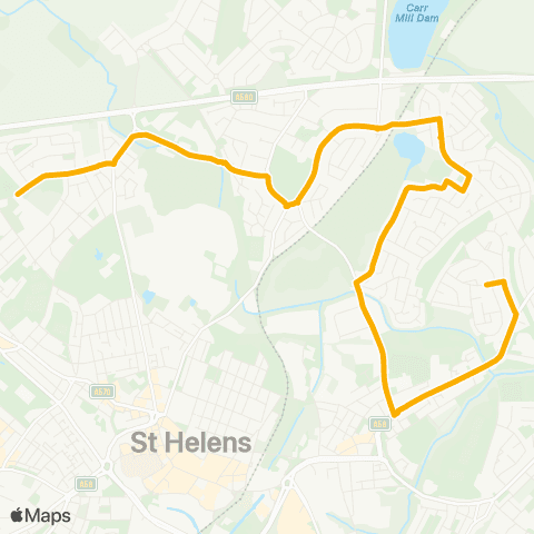 Stagecoach School Routes  map