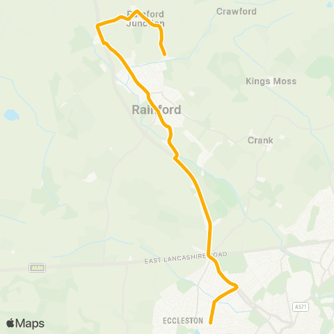 Stagecoach School Routes  map