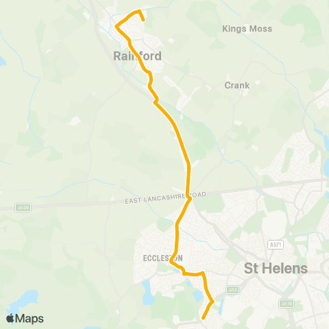 Stagecoach School Routes  map