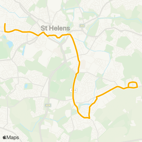 Stagecoach School Routes  map
