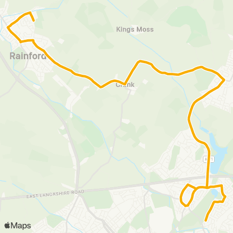 Stagecoach School Routes  map