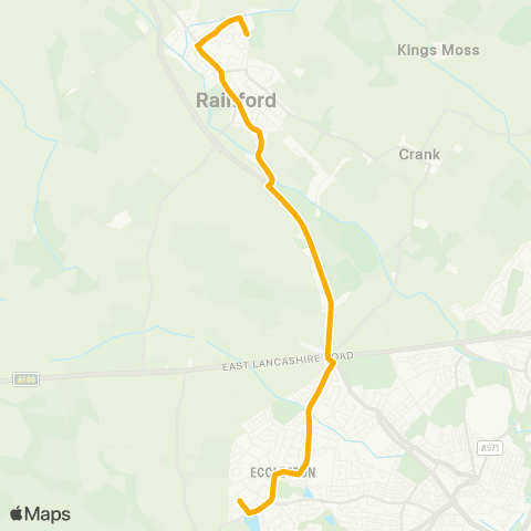 Stagecoach School Routes  map