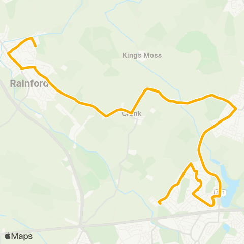 Stagecoach School Routes  map
