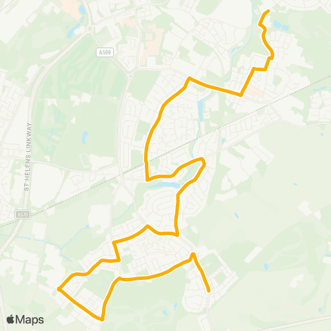 Stagecoach School Routes  map