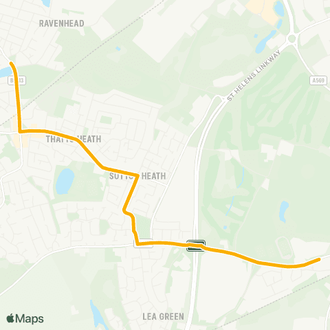 Stagecoach School Routes  map