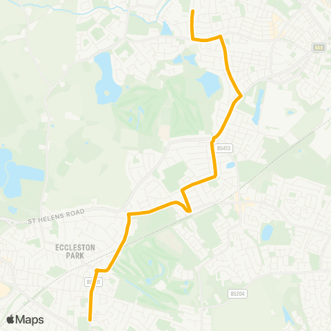 Stagecoach School Routes  map