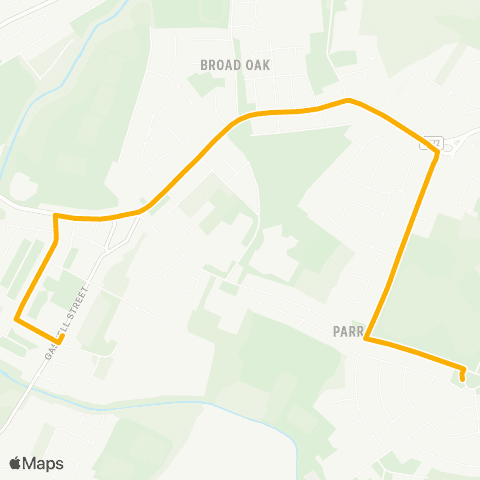 Stagecoach School Routes  map
