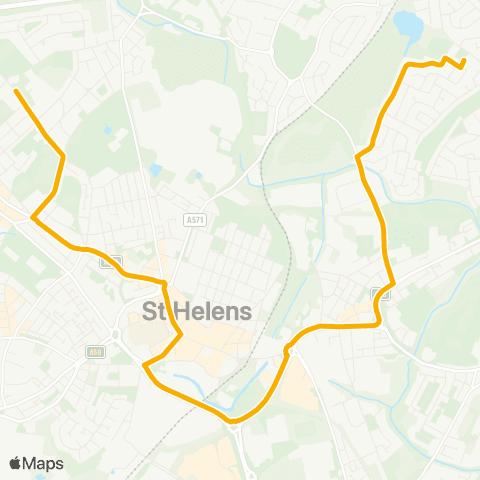 Stagecoach School Routes  map