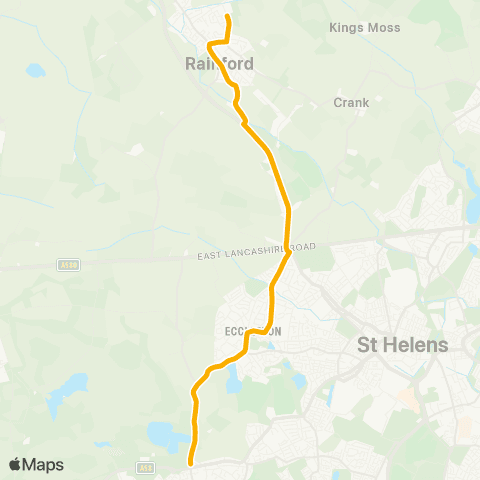 Stagecoach School Routes  map