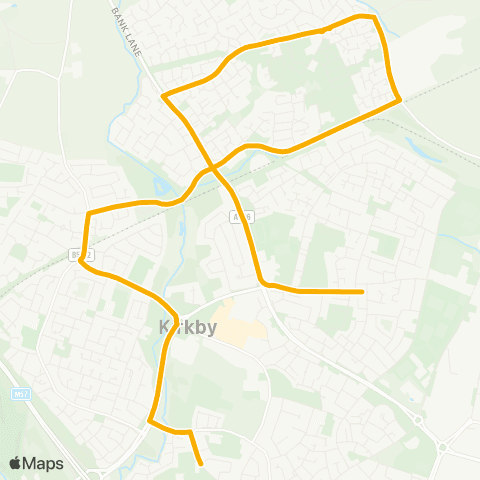 Stagecoach School Routes  map