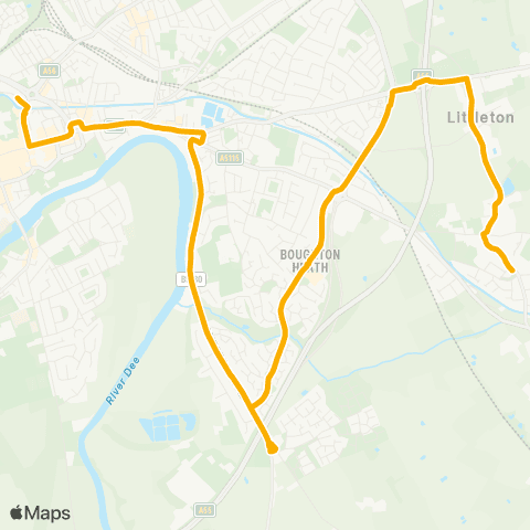 Stagecoach School Routes  map