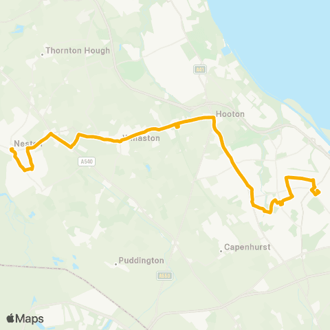 Stagecoach Merseyside and South Lancashire  map