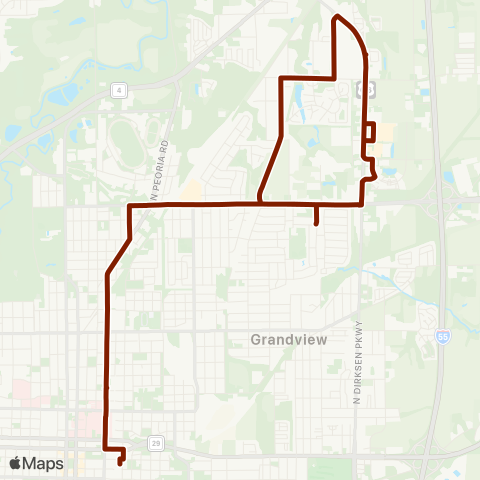 SMTD N. 9th / Piper Rd. / Northgate map