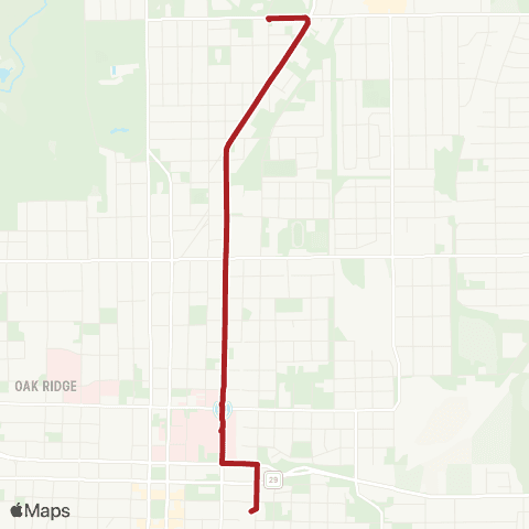 SMTD State Fair Shuttle map