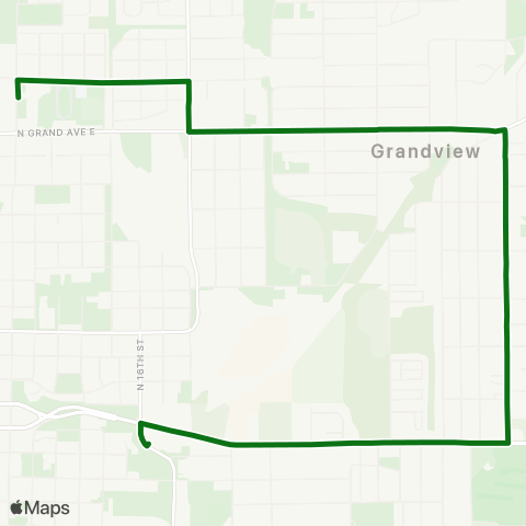 SMTD Clear Lake to LHS map