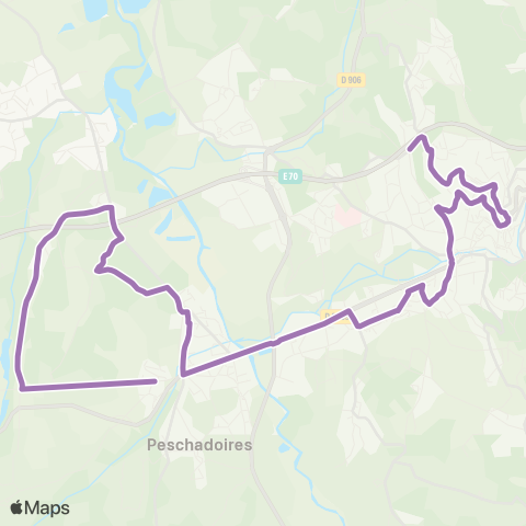 SMTUT - Scolaires Peschadoires - Lyée Jean Zay map