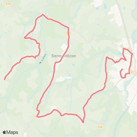 SMTUT - Scolaires Scolaire S228 Sept26 map