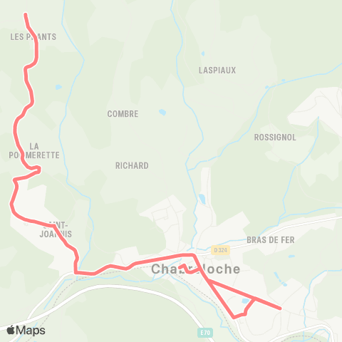 SMTUT - Scolaires Scolaire S312 Sept26 map