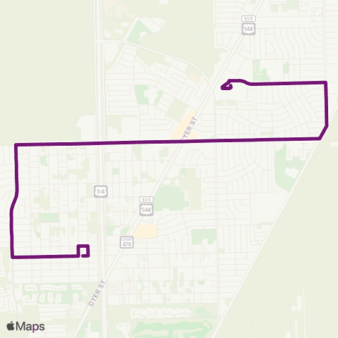 Sun Metro Hondo Pass map